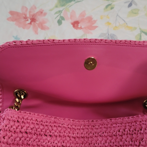 YSL raffia pink bag - Picture 6 of 11